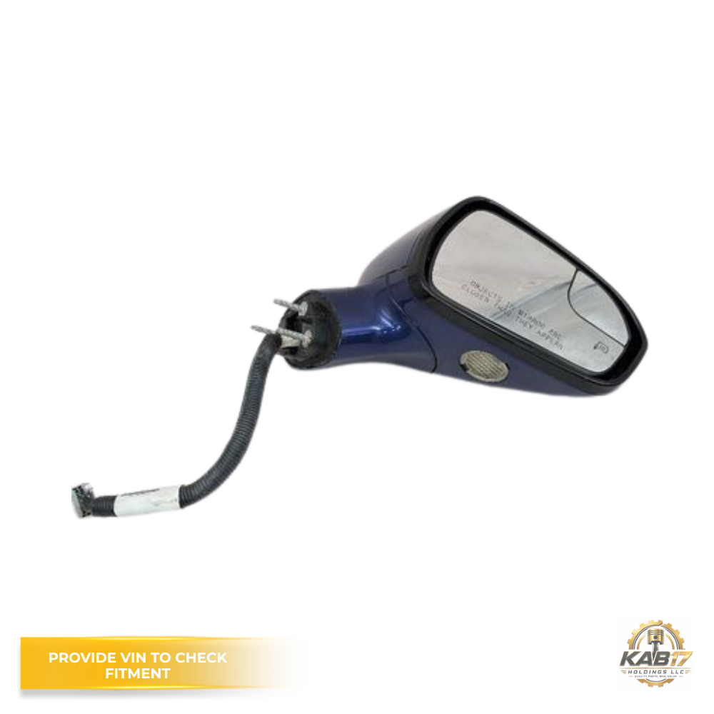2013–2014 Ford Fusion Passenger Side Power Heated Door Mirror Assembly Blue OEM — view 3
