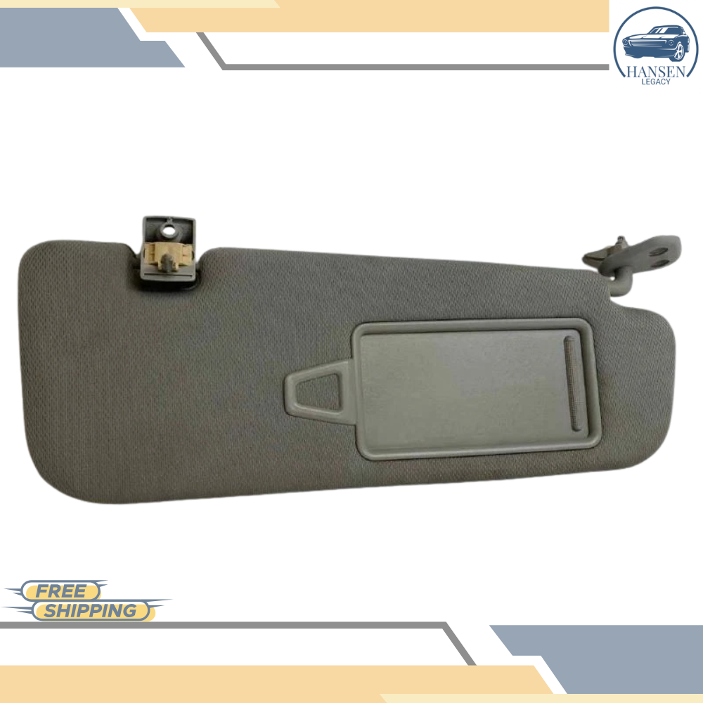2009–2016 Hyundai Genesis RH Passenger Sunvisor Sun Visor with Mirror Extender OEM — view 1
