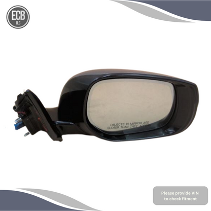 2014–2021 Infiniti Q50 Right Passenger Side Door Mirror Heated Gray — view 1