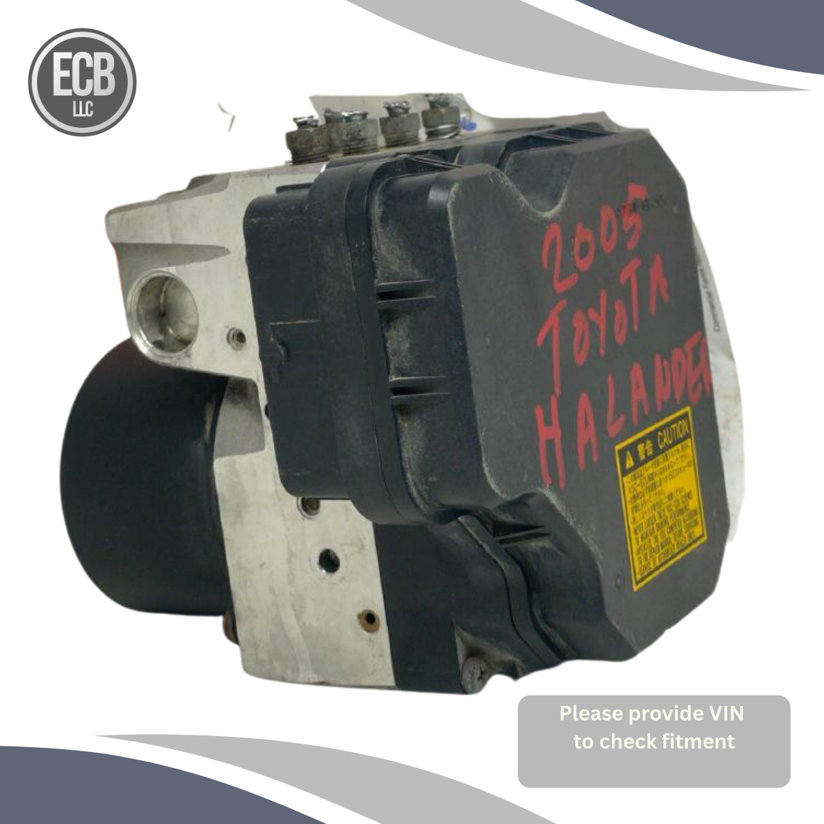 2004–2007 Toyota Highlander ABS Anti Lock Brake Pump Assembly FWD OEM — view 2