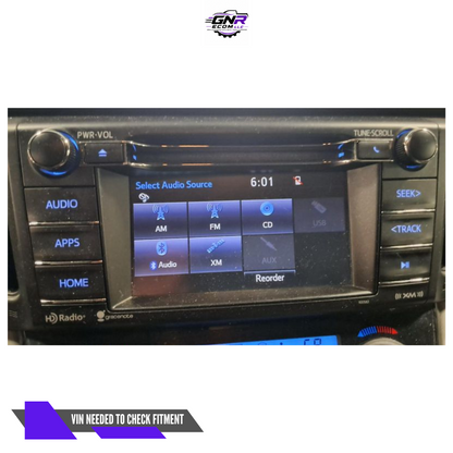 2016–2018 Toyota Rav4 AM FM CD Sirius XM Audio Radio Player Display Screen — view 1