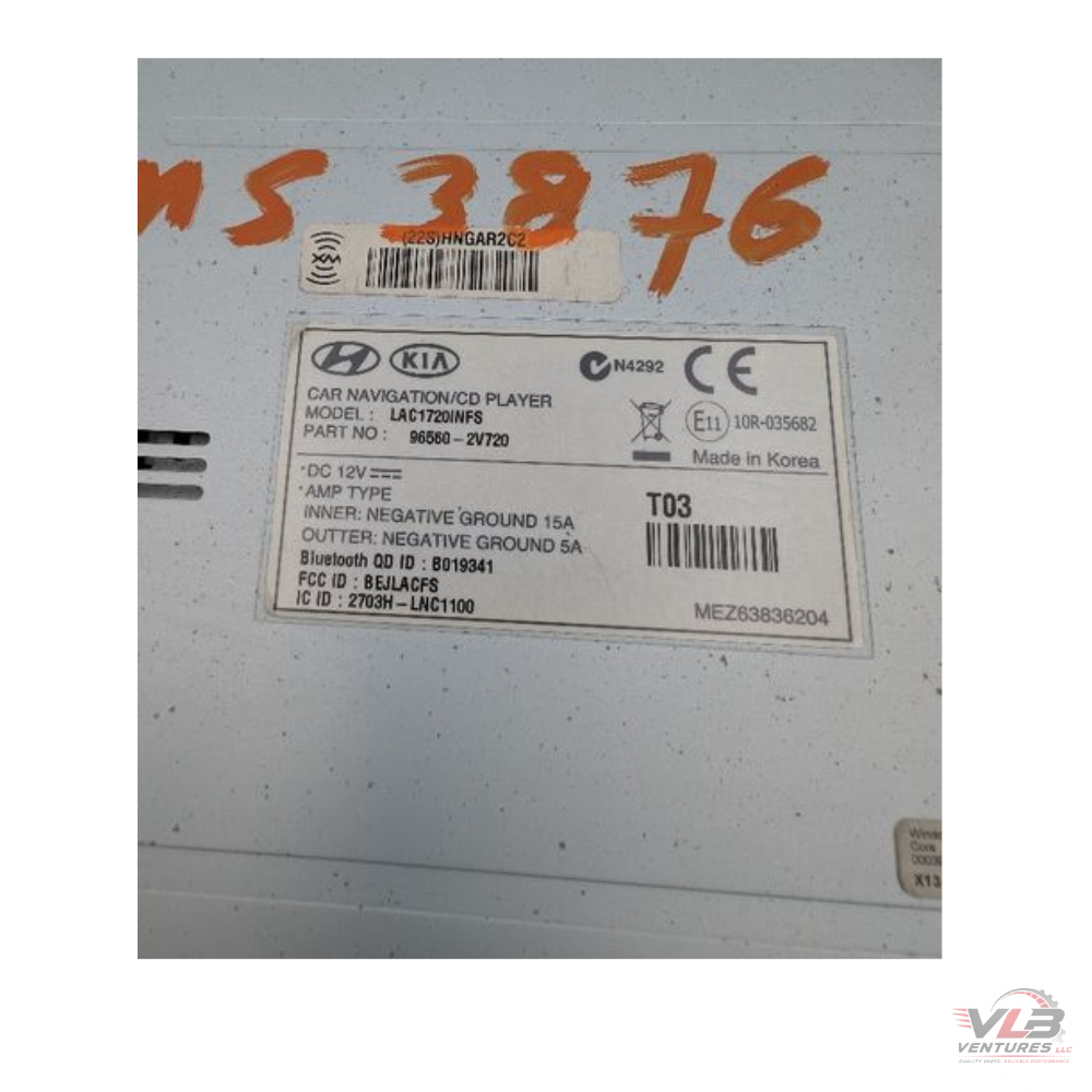 2012–2015 Hyundai Veloster Radio Display Receiver Satellite CD OEM — view 3