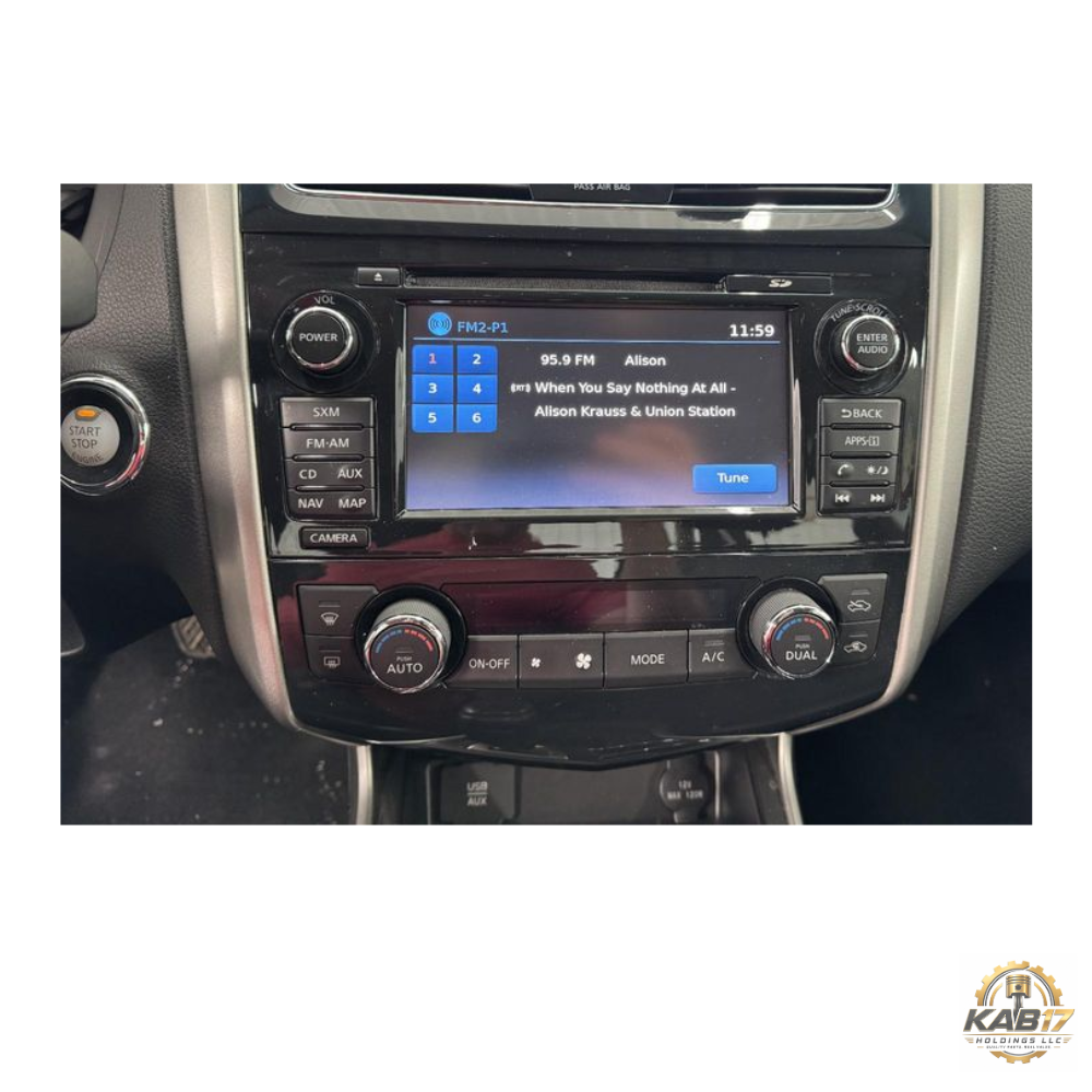 2015 Nissan Altima AM-FM-CD Satellite Navigation Radio Receiver OEM — view 3