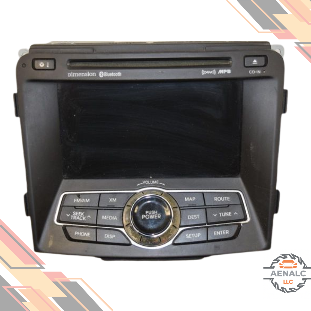 2011 Hyundai Sonata Radio Receiver with GPS Navigation Part # 96560-3Q000 OEM 11 — view 1