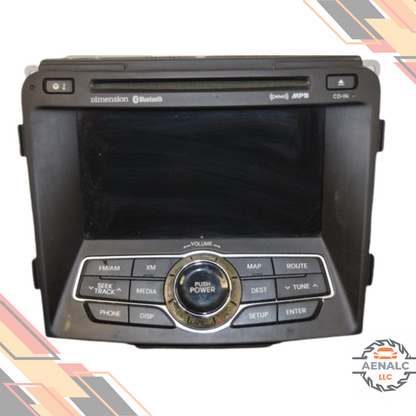 2011 Hyundai Sonata Radio Receiver with GPS Navigation Part # 96560-3Q000 OEM 11 — view 1