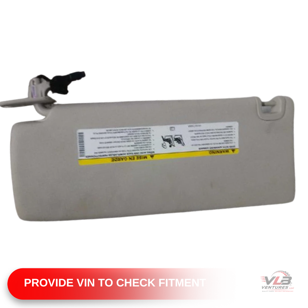 2014–2018 Jeep Cherokee Passenger RH Sun Visor OEM — view 2