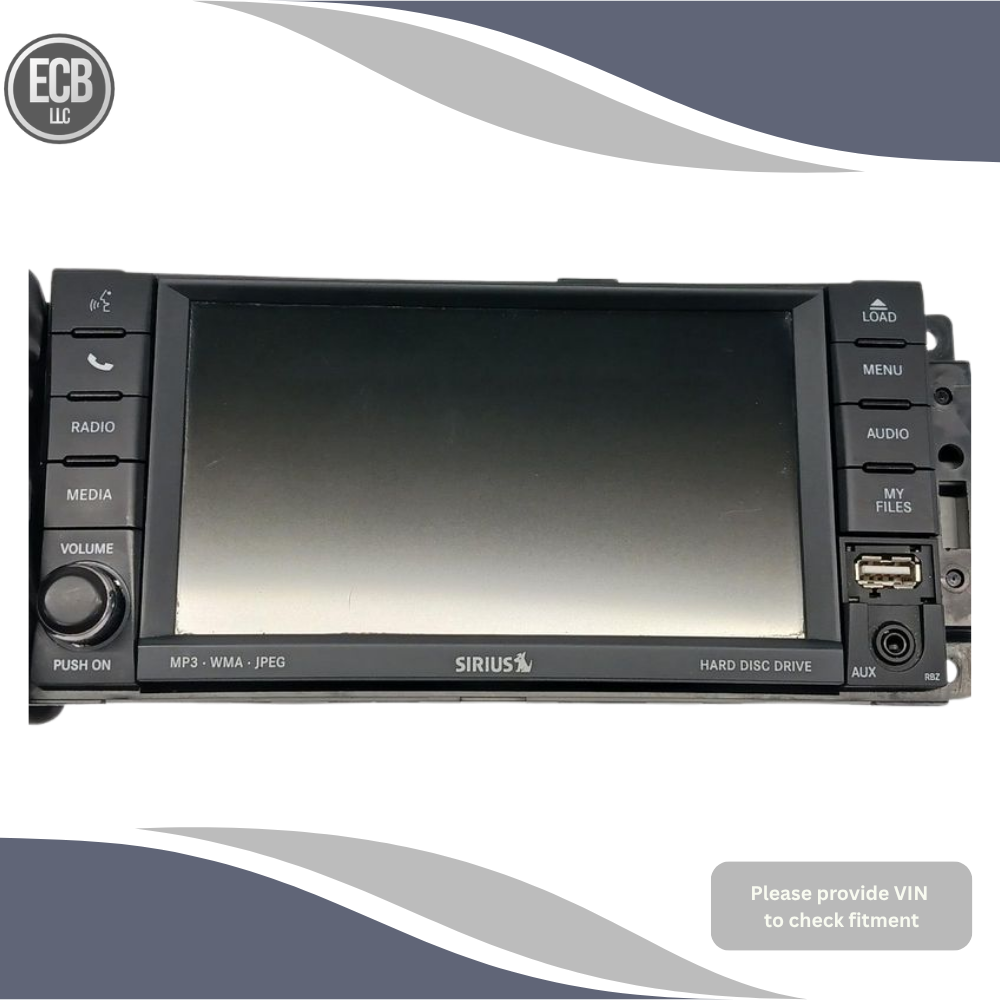 2011–2014 Chrysler 200 AM/FM/DVD Radio CD Player Receiver RBZ OEM — view 1