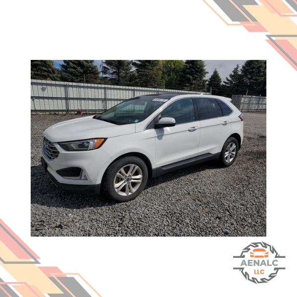 2019–2021 Ford Edge Driver Left Side View Door Mirror Assembly White LH — view 1
