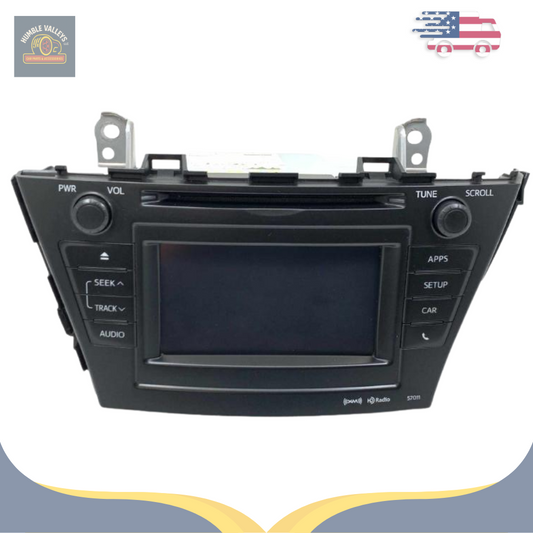 2012–2014 Toyota PRIUS Touch Screen Stereo AM FM XM HD Radio CD Player 57011 OEM — view 1