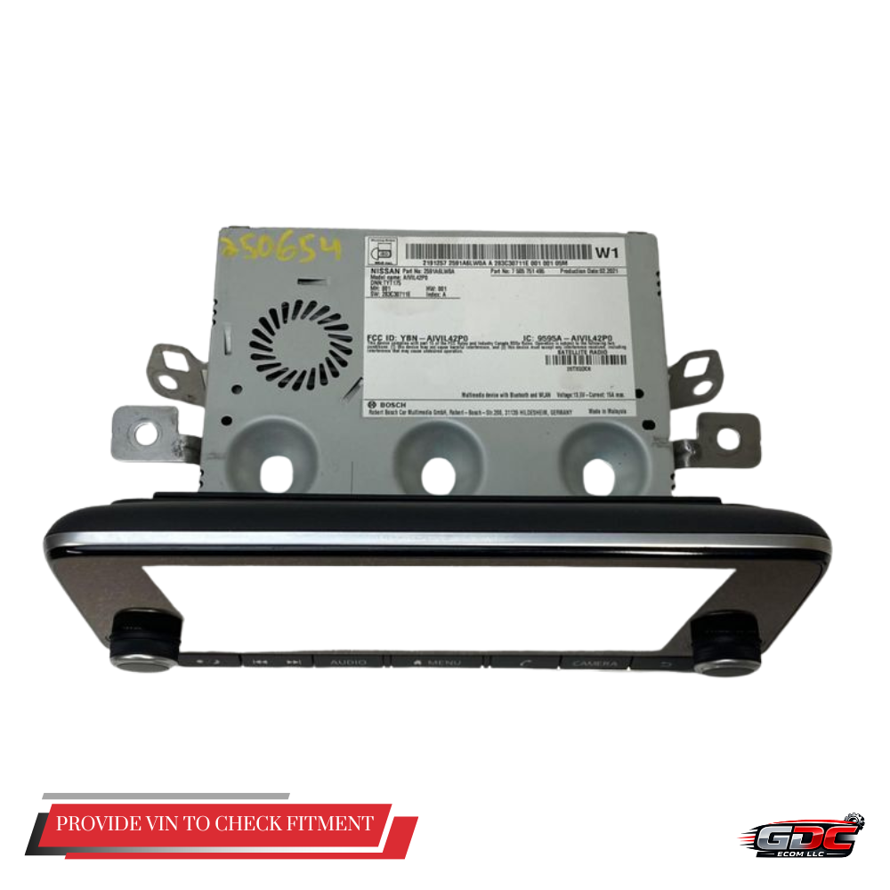 2020–2022 Nissan Sentra 8" Audio Display Radio Receiver OEM — view 2