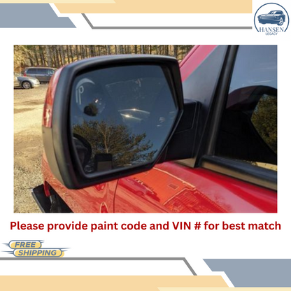 2014–2019 Chevrolet Silverado 1500 Left Driver Side View Door Mirror RED LH — view 1