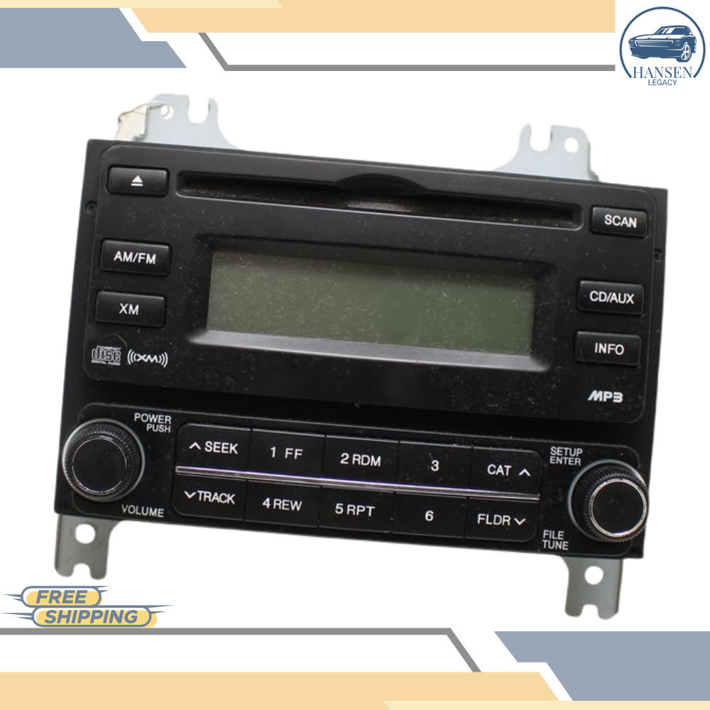 2009–2010 Hyundai Elantra Sedan AM FM CD Player Radio Receiver 09 10 — view 1