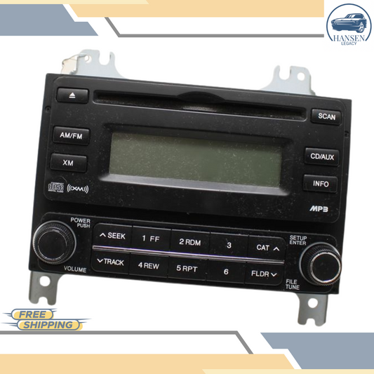 2009–2010 Hyundai Elantra Sedan AM FM CD Player Radio Receiver 09 10 — view 1
