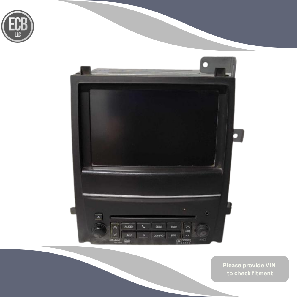 2011 Cadillac Escalade AM-FM-stereo-D<wbr/>VD-navigation Radio Receiver Display GMQ — view 1