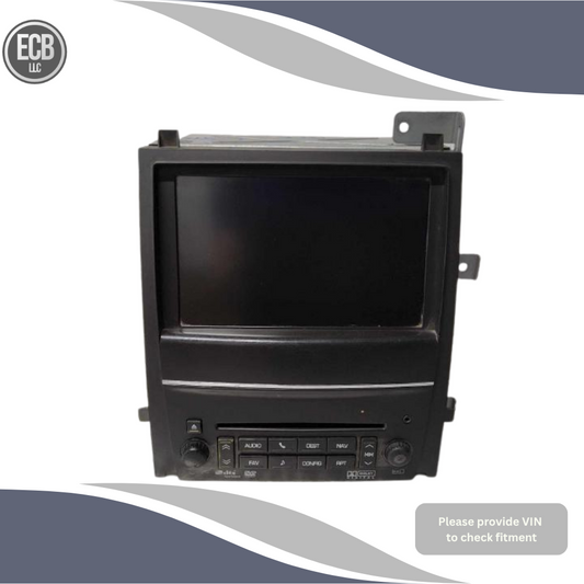 2011 Cadillac Escalade AM-FM-stereo-D<wbr/>VD-navigation Radio Receiver Display GMQ — view 1