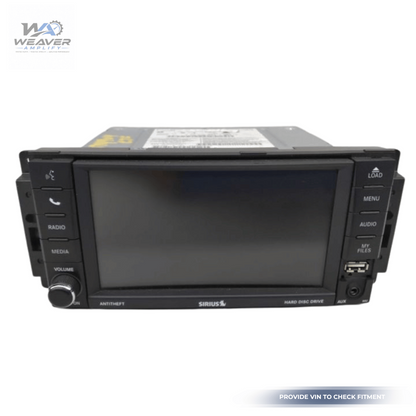 2011–2014 Chrysler 200 Radio Display Receiver AM FM CD DVD SAT Face ID RBZ OEM — view 1
