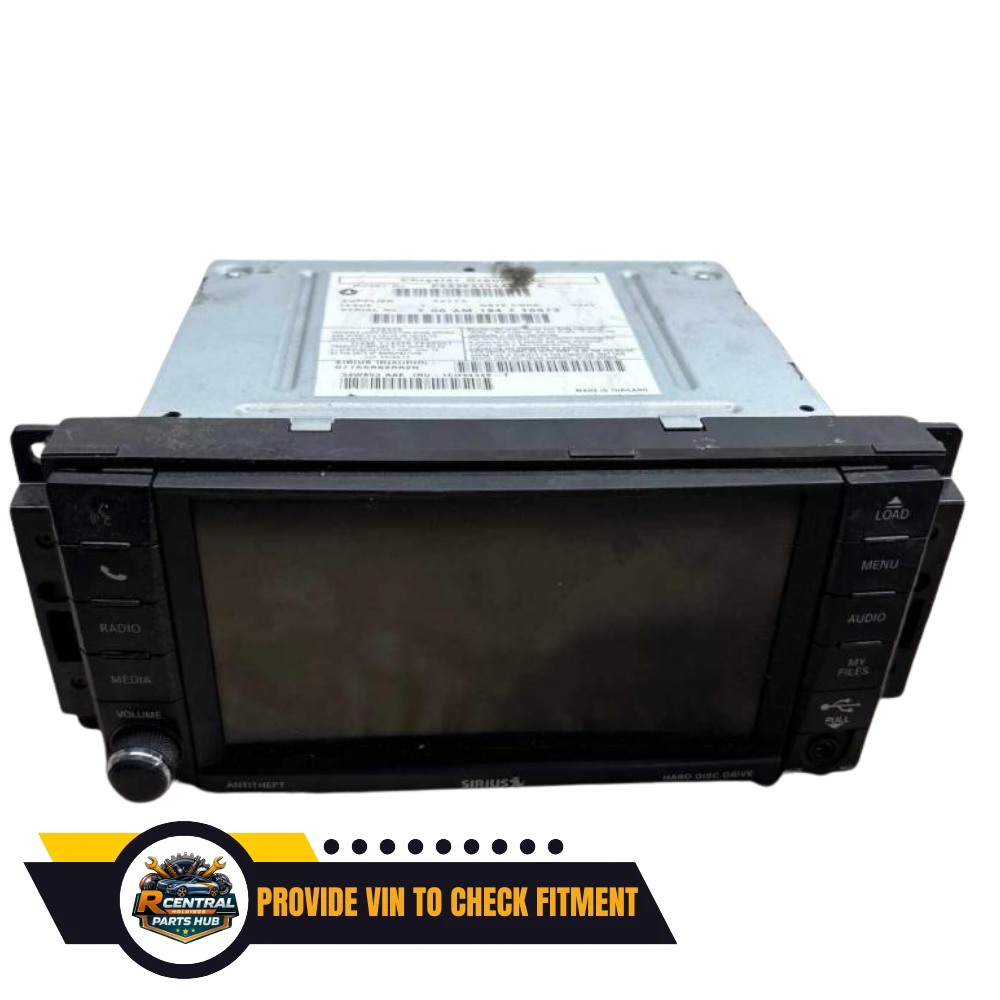 2012–2020 Dodge Caravan AM FM Radio Receiver With Display Screen OEM — view 1