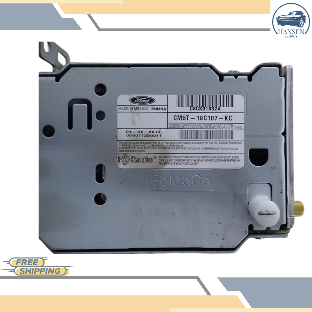 2012–2014 Ford Focus Receiver AM FM Satellite Radio Receiver OEM — view 3