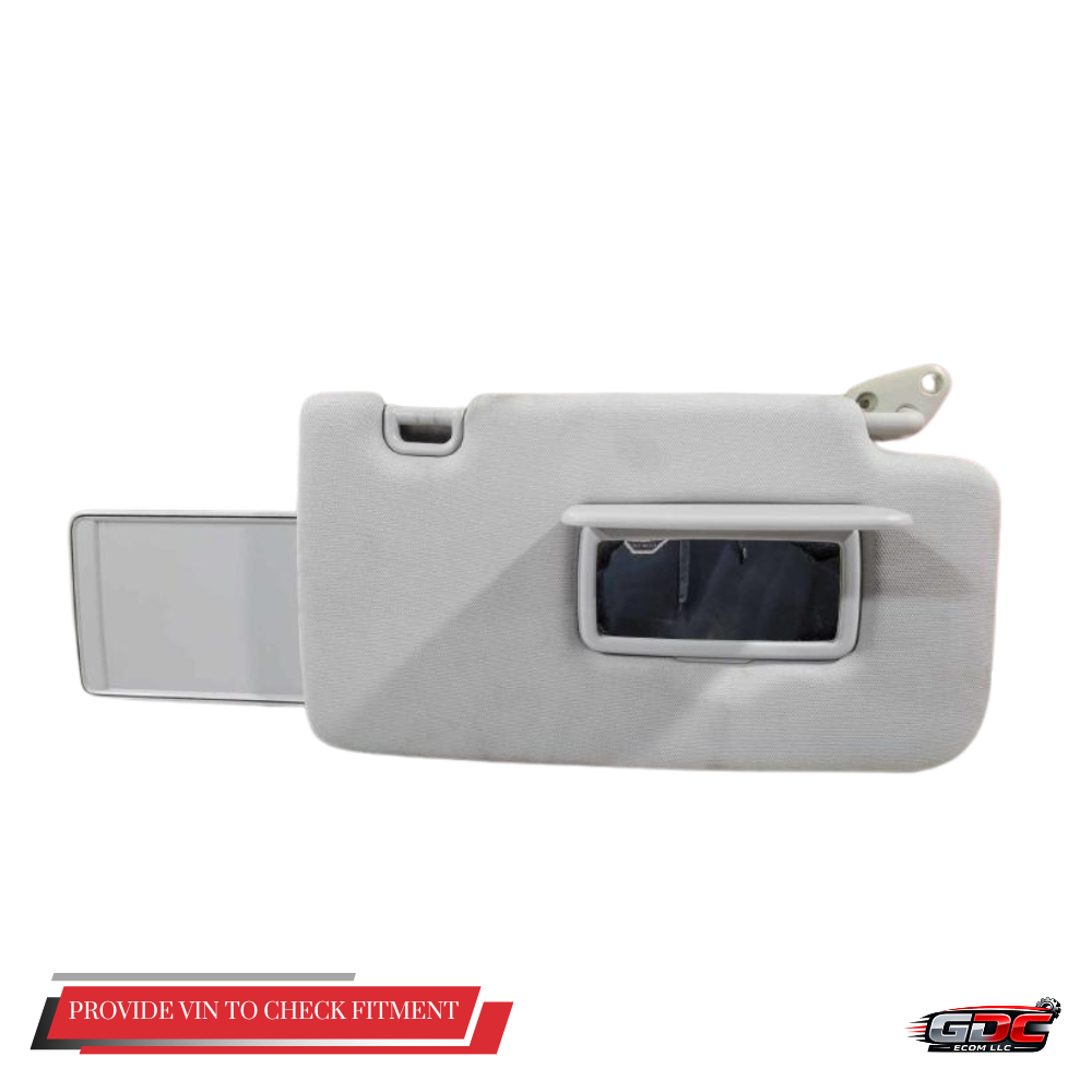 2014–2016 Subaru Forester Passenger RH Sun Visor Gray OEM — view 1