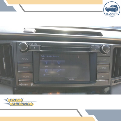 2014–2015 Toyota Rav4 Radio Receiver Display Face ID 100325 — view 2