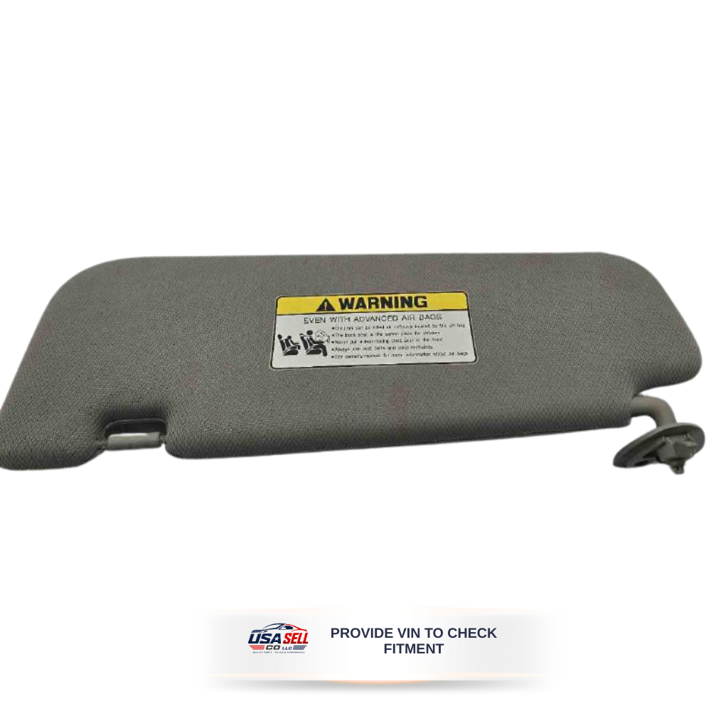 2009–2016 Hyundai Genesis RH Passenger Sunvisor Sun Visor with Mirror Extender OEM — view 1