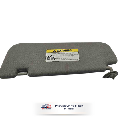 2009–2016 Hyundai Genesis RH Passenger Sunvisor Sun Visor with Mirror Extender OEM — view 1