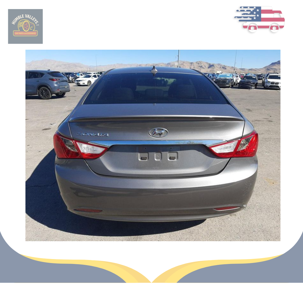 2011–2014 Hyundai Sonata Right Passenger Side View Door Mirror Assembly Gray — view 3