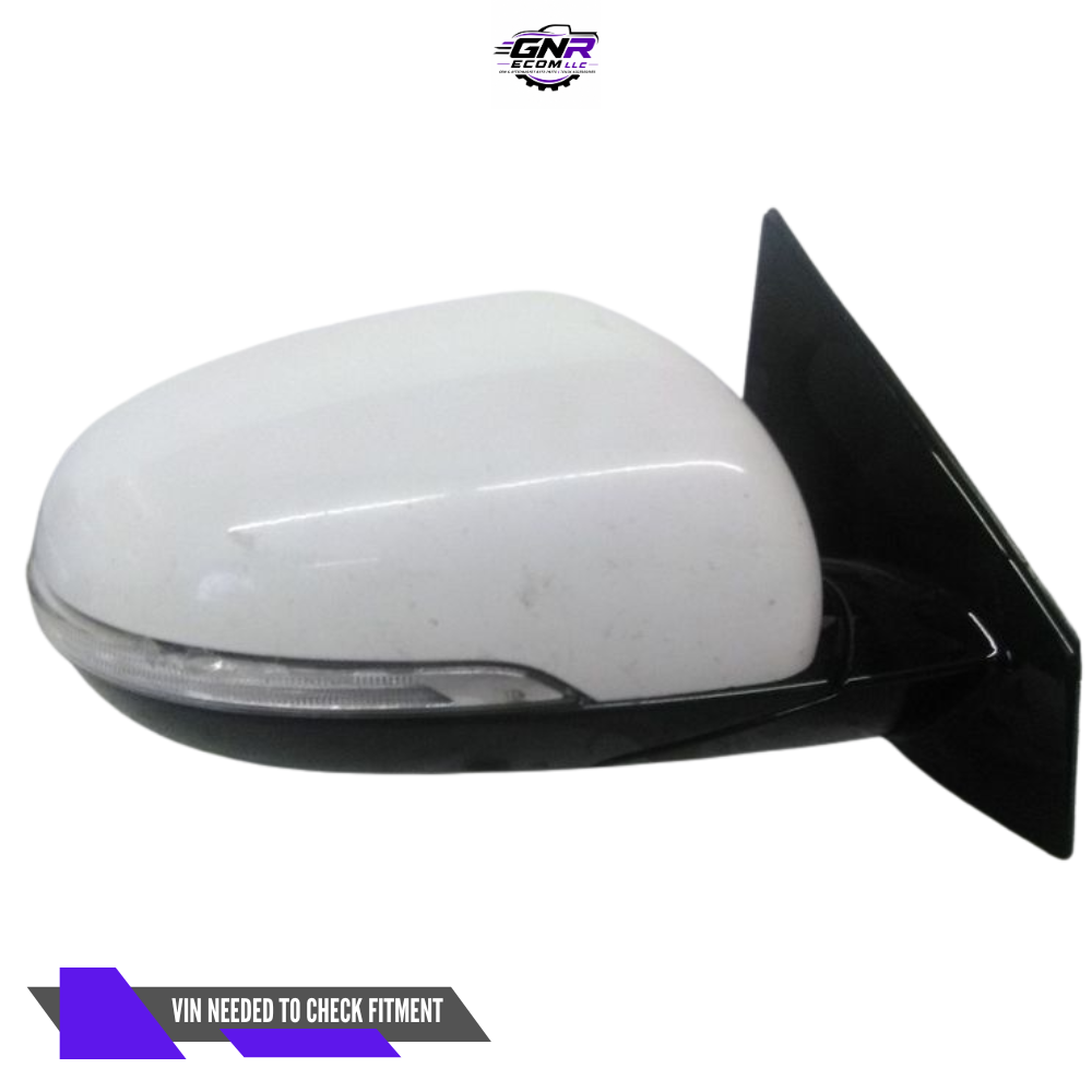2016–2020 Kia Sorento Right Passenger Side View Door Mirror White OEM — view 1