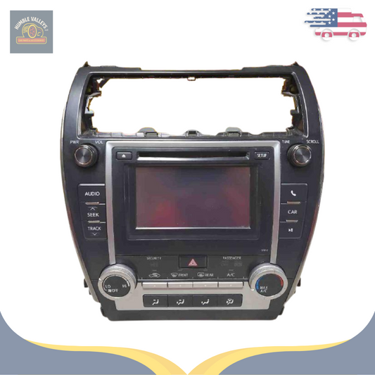 2012–2013 Toyota Camry Radio Display Receiver AM FM CD 57012 OEM 86140 06010 — view 1