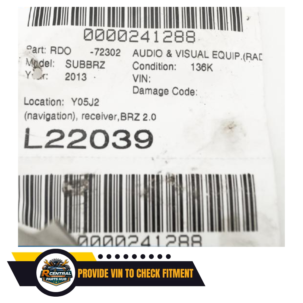 2013 Subaru BRZ AM FM CD Navigation Radio Receiver OEM — view 4
