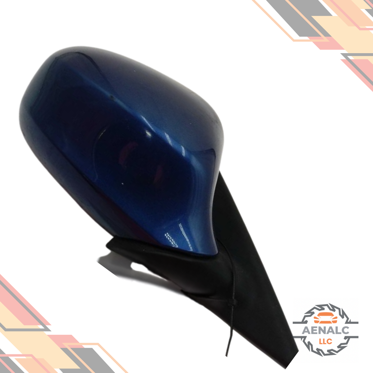 2009–2011 BMW 328i 335i 323 Passenger Right Side View Door Mirror Assembly Blue — view 2