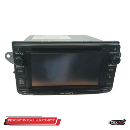 2013–2016 Scion TC Radio AM/FM CD Player Display Receiver OEM PT546-00140 — view 1