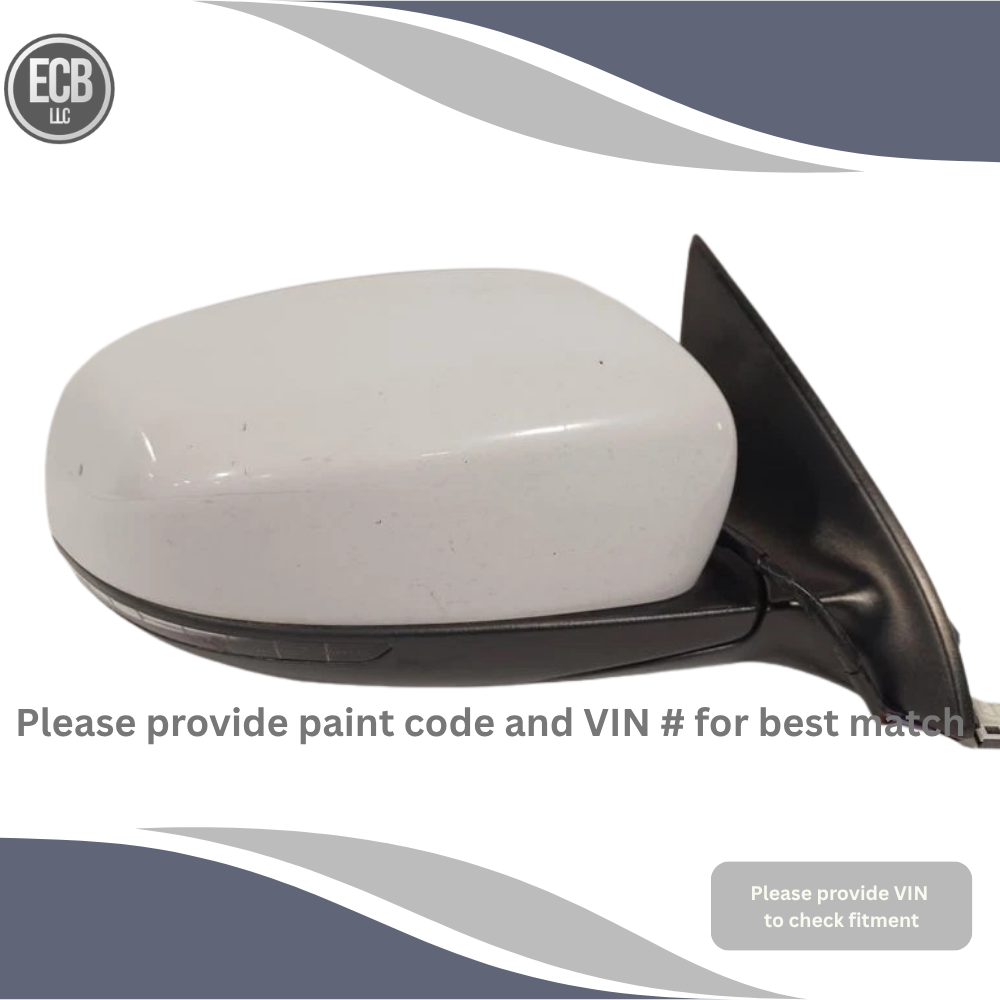 2014–2021 Jeep Cherokee Right Passenger Side View Door Mirror White OEM — view 1