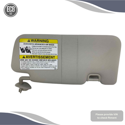 2017–2023 Subaru Impreza LH Driver Sunvisor Sun Visor with Mirror & Extender OEM — view 2