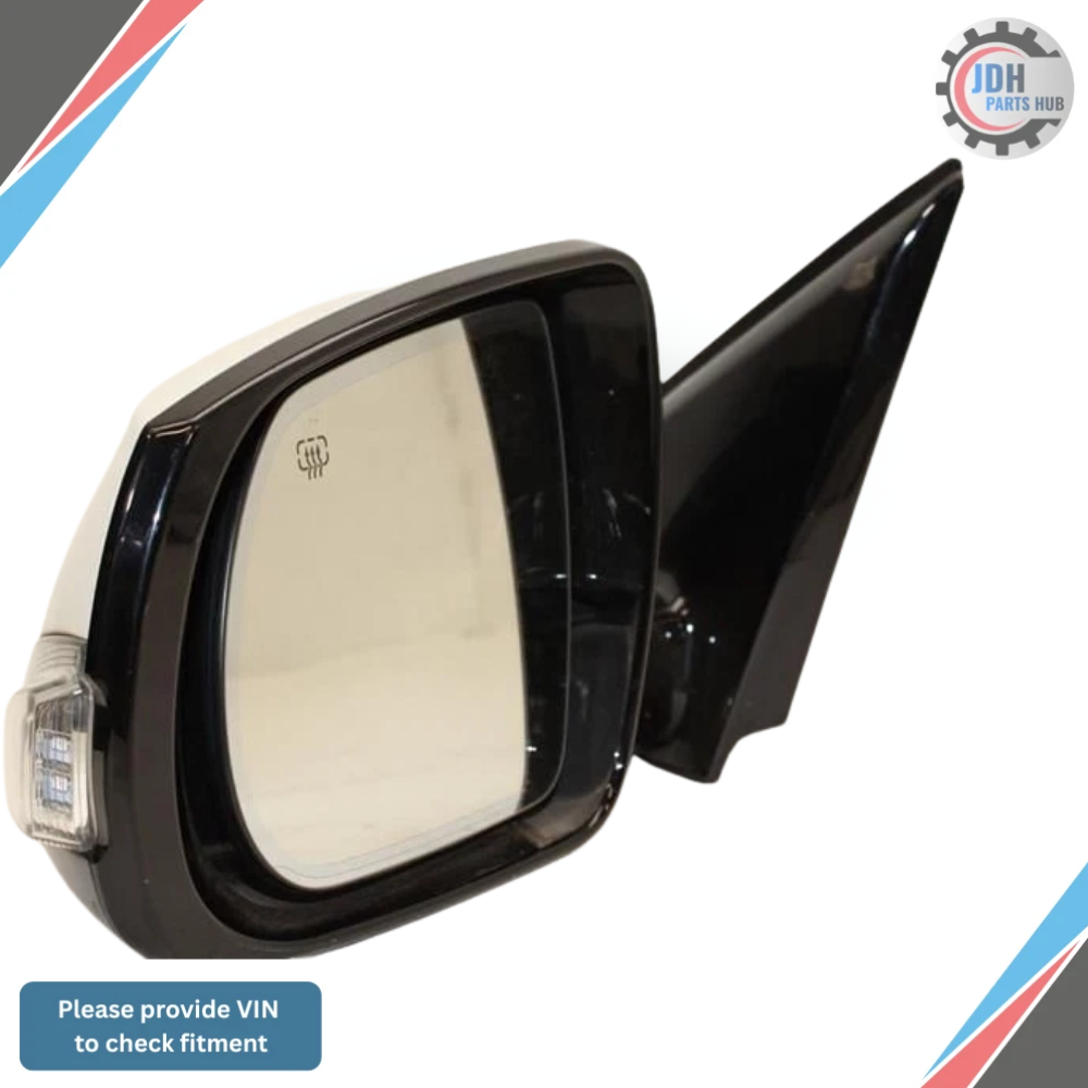 2017–2020 Infiniti QX60 Left Driver Side Door Mirror Assembly White Power Heated — view 1