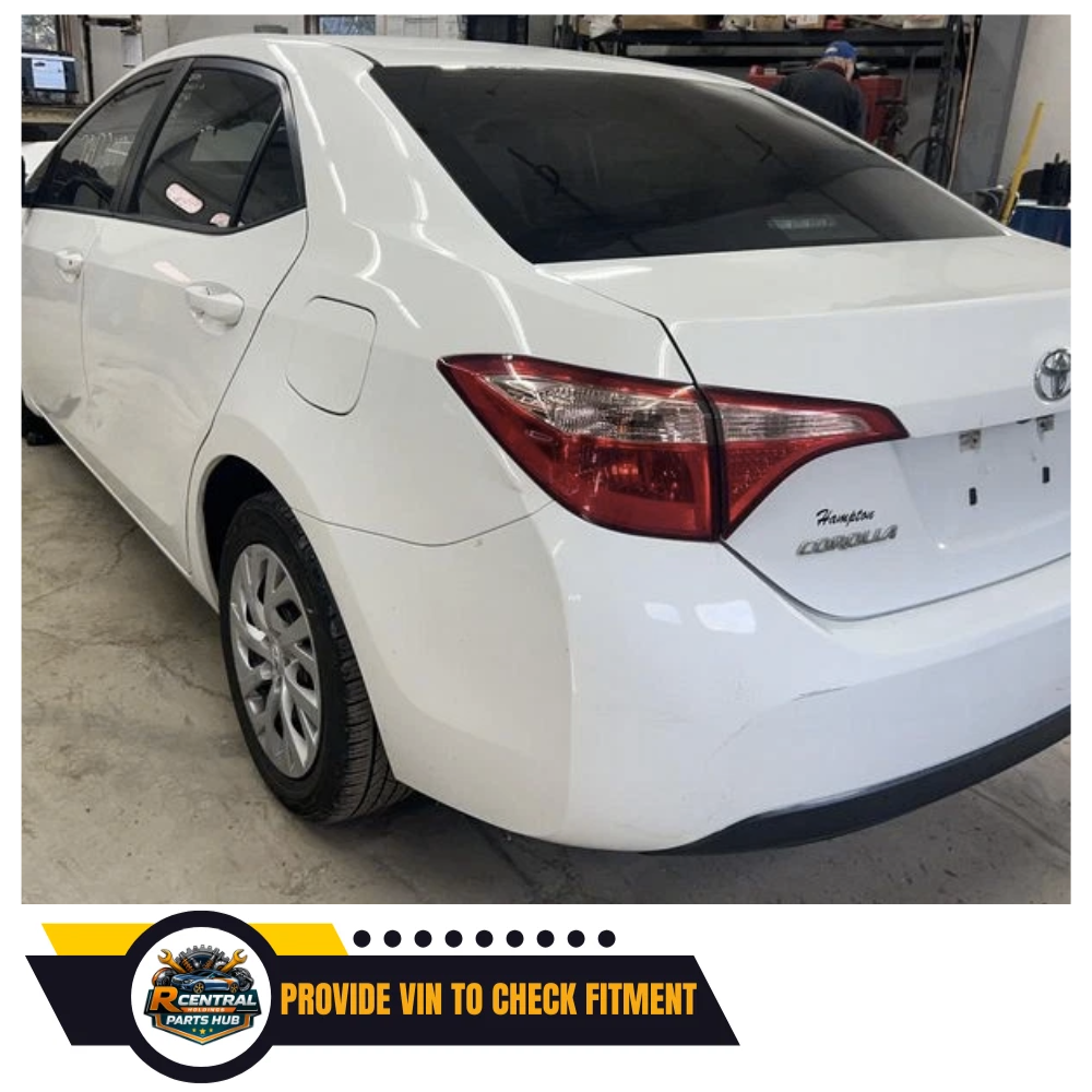 2014–2019 Toyota Corolla Left Driver Side View Door Mirror Heated White — view 4