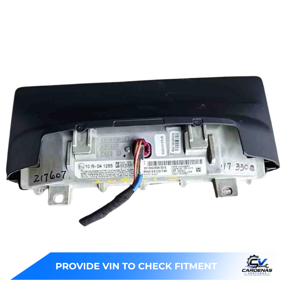2016 BMW 320I 328I 335I 340I DISPLAY SCREEN DASH 8.8 INCH WITH NAVIGATION — view 3