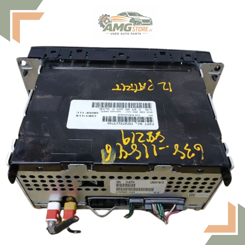 2012–2017 Jeep Patriot MP3 CD with Satellite Radio Receiver Face ID RES OEM — view 2