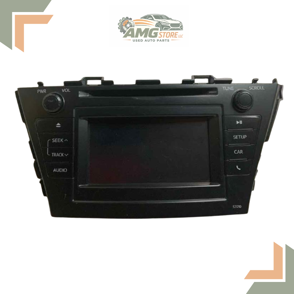 2012–2014 Toyota Prius V Display Screen CD Radio Receiver 57010 OEM 12-14 — view 1