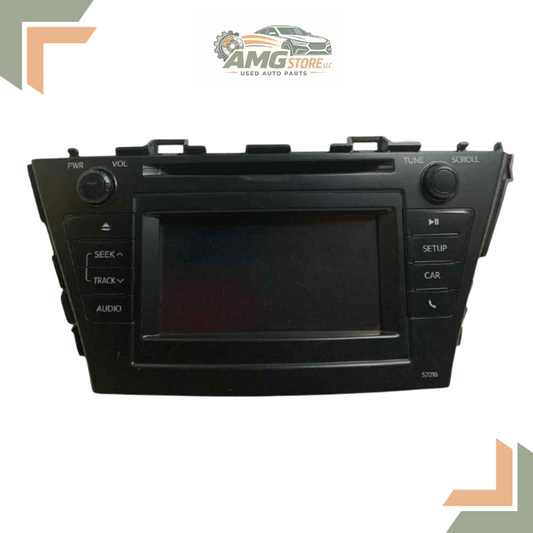 2012–2014 Toyota Prius V Display Screen CD Radio Receiver 57010 OEM 12-14 — view 1