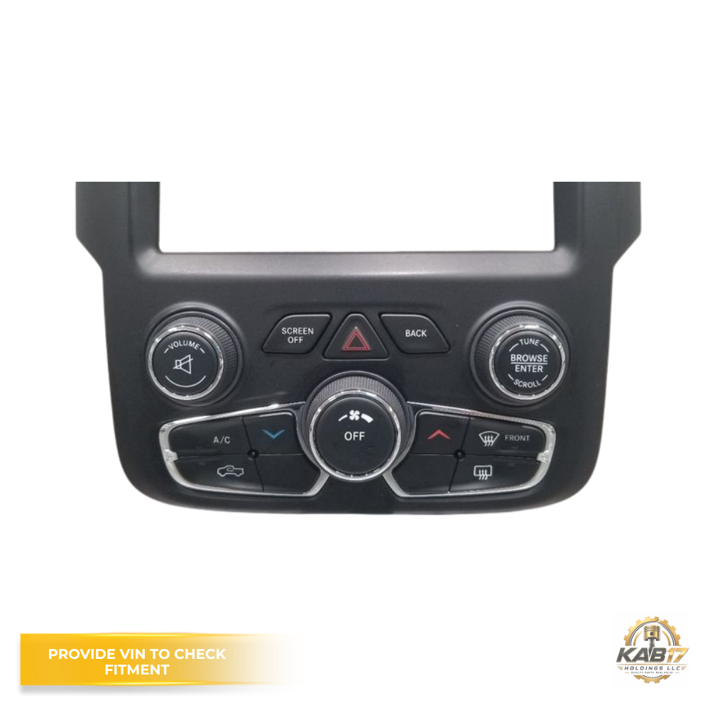 2013–2023 Dodge Ram 1500 2500 3500 A/C AC Heater Temperature Controls Bezel OEM — view 5