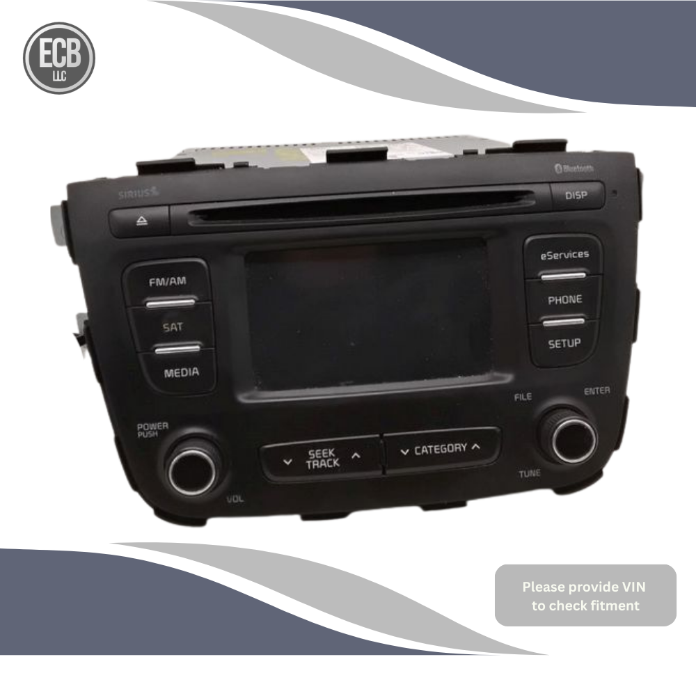 2014–2015 KIA Sorento Radio AM FM CD Player Receiver with Telematics UVO OEM — view 1