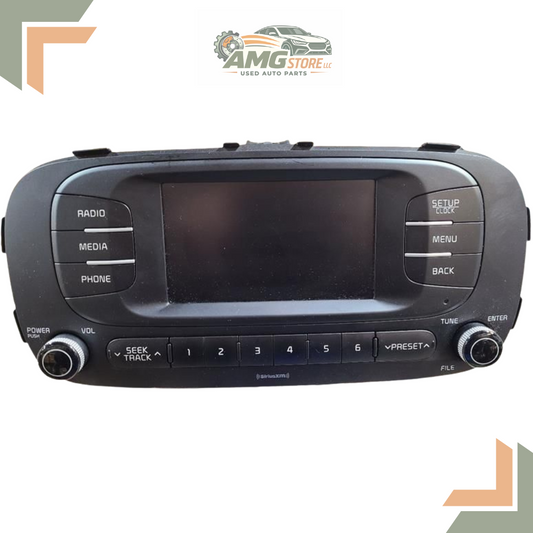 2017–2019 Kia Soul Radio Display Receiver ID 96170B2490CA — view 1