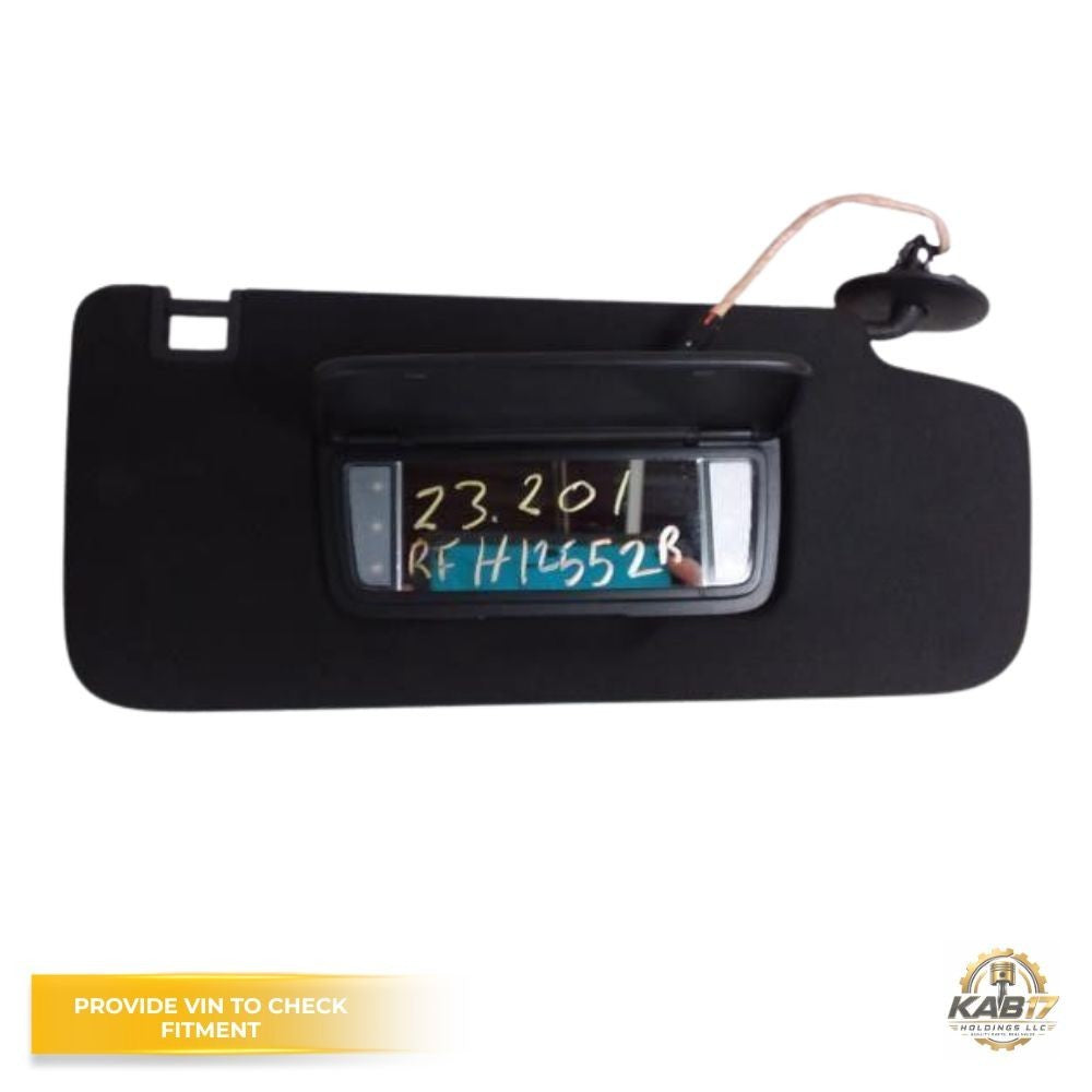 2019–2024 Cadillac XT4 RH Passenger Sunvisor Sun Visor with Mirror & Light OEM — view 1