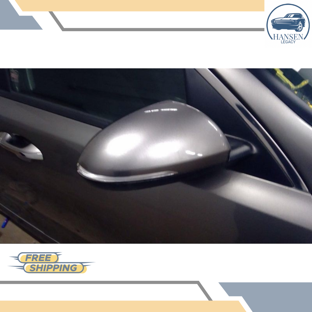 2016–2018 Kia Optima Right Passenger Side View Door Mirror Silver 16 17 18 — view 1