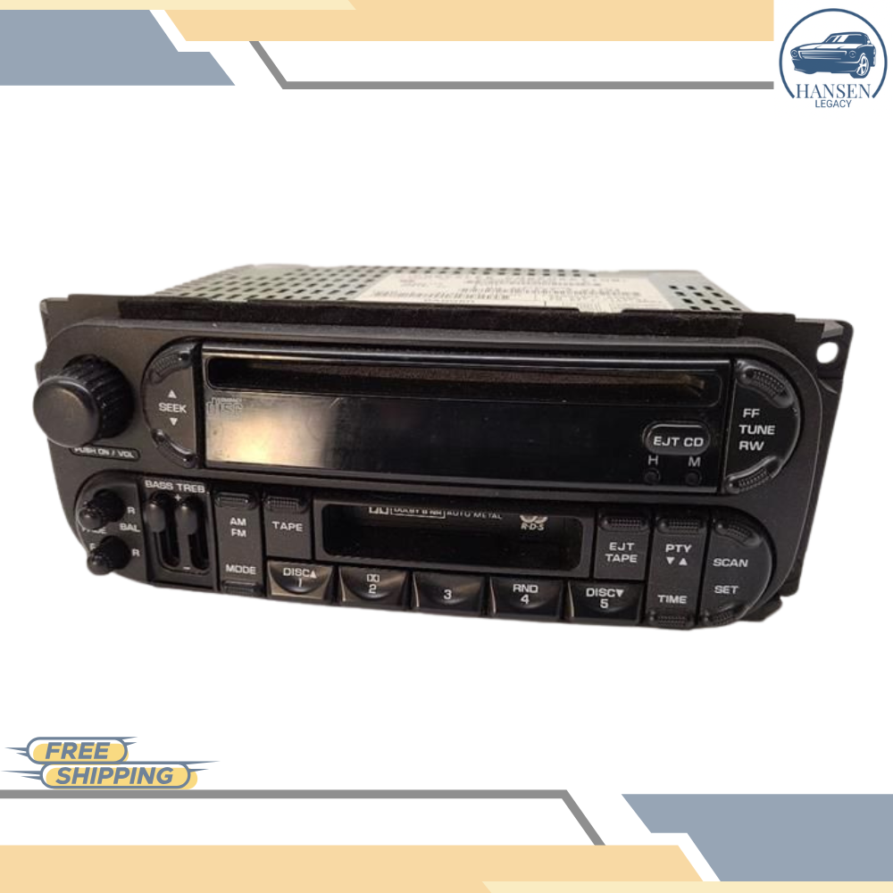 2002–2007 Jeep Liberty Radio Receiver CD Player Id RAZ 03 04 05 06 OEM — view 1