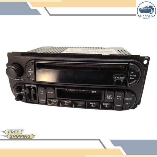 2002–2007 Jeep Liberty Radio Receiver CD Player Id RAZ 03 04 05 06 OEM — view 1