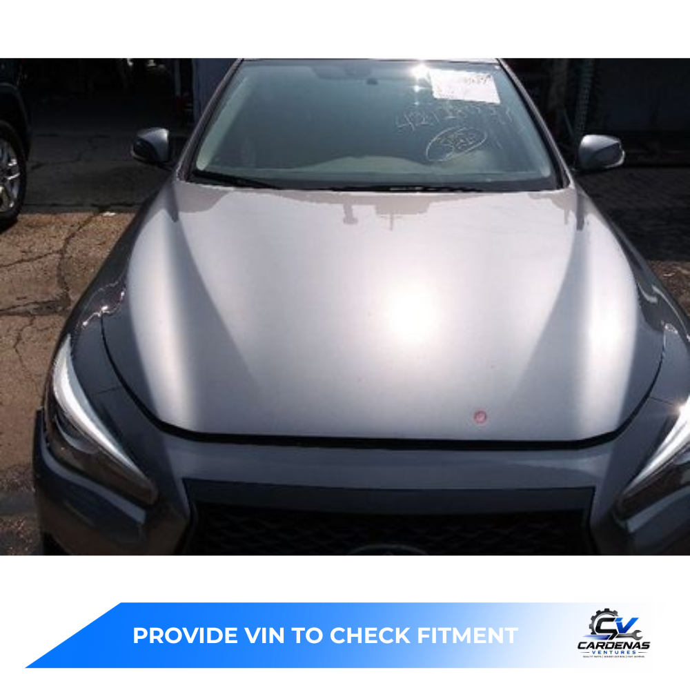 2014–2021 Infiniti Q50 Right Passenger Side Door Mirror Heated Gray — view 5