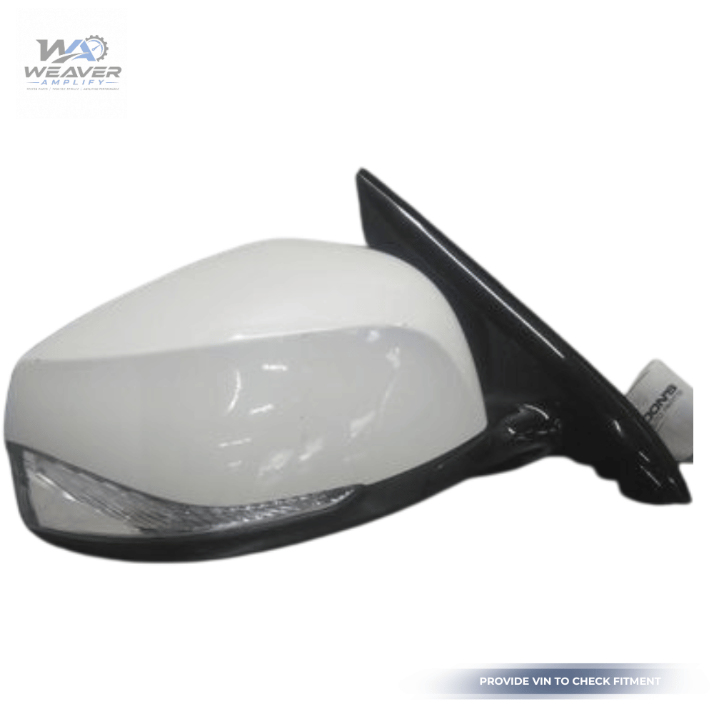 2017–2020 Infiniti QX60 Right Passenger Side Door Mirror Assembly White OEM — view 2