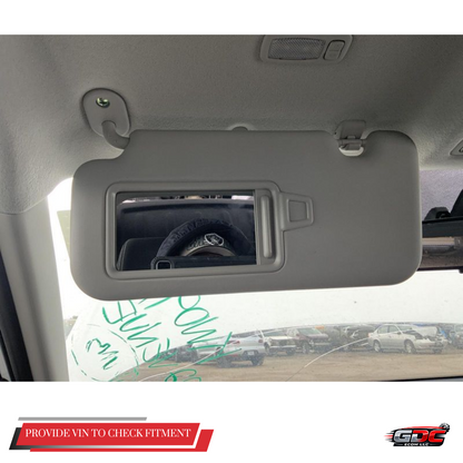 2020–2023 Hyundai Venue LH Driver Sunvisor Sun Visor with Mirror Gray OEM — view 1
